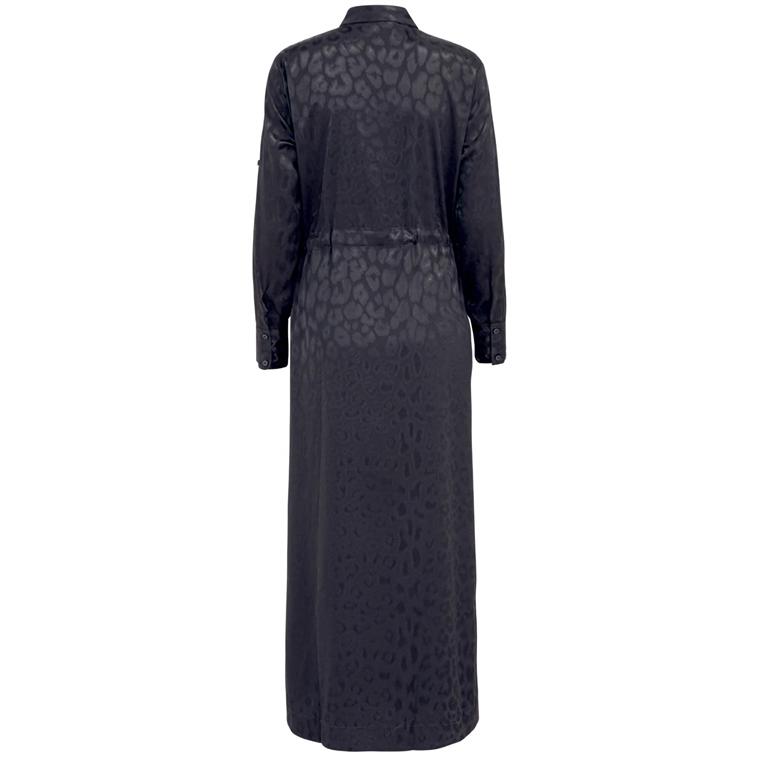 Karmamia Nakita Maxi Kjole, Navy Leo Jacquard